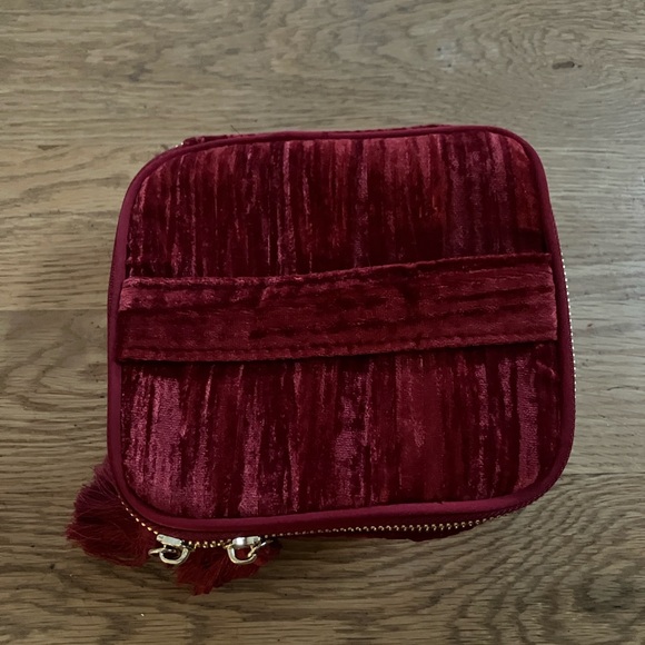 Sezane Red Velvet Cosmetics Case - Picture 4 of 4
